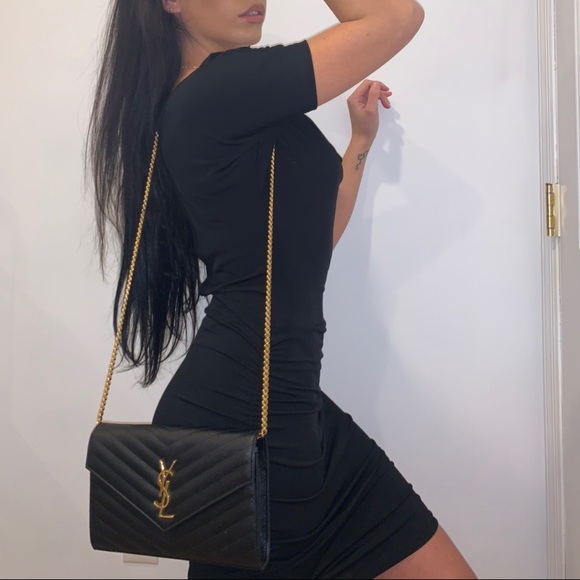 BLACK COWL NECK DRESS - Picture 2 of 4